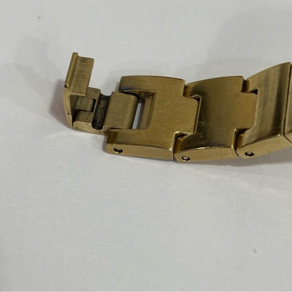 Coach Signature Black & Gold Enamel Bracelet Watch Ladies RARE New Battery Dec24 - Picture 11 of 13